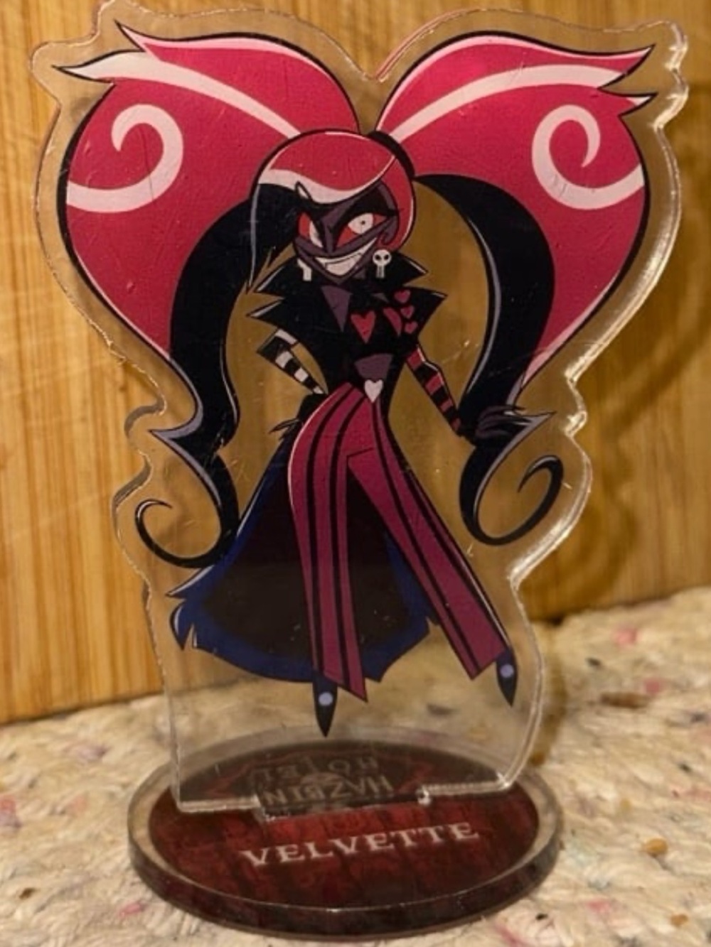 Hazbin Hotel Helluva Boss Velvette anime acrylic figure standee